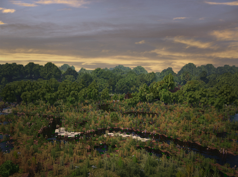 Illustration for article titled Hobbiton, Via Minecraft, Is Just Beautiful